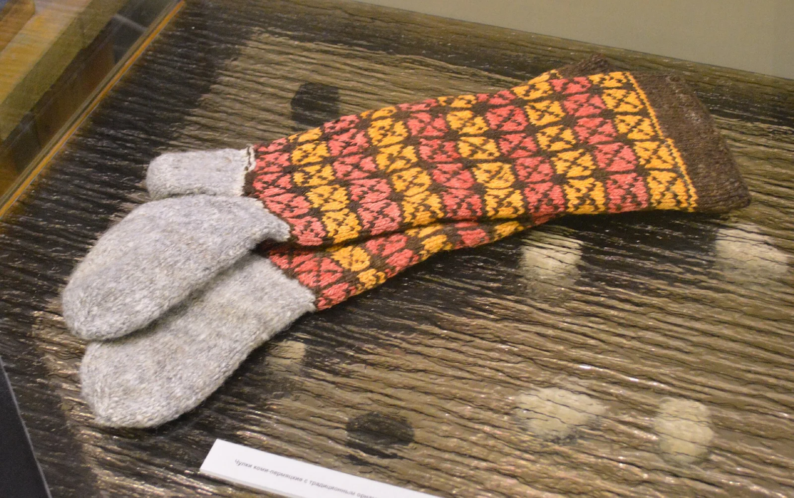 Socks - Komi-Permyak - Meshkov house